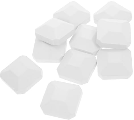 Zerodeko 10pezzi Bricchette Cordierite Ricambio per Grill Gas Bricchette Ricambio per Barbecue Caminetti Gas e Barbecue all Aperto