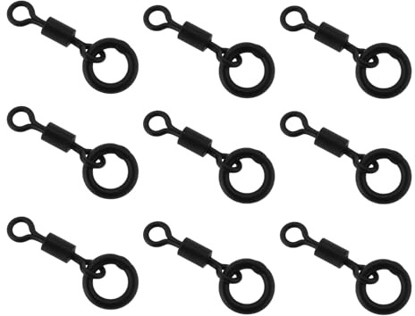 LT Easiyl 50 Stück 20# Karpfenangeln Micro Ring Wirbel für Reservoirangeln Karpfenangeln