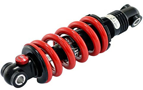 DNM DV22AR Mountain Bike Coil Spring Rear Shock 165 x 35mm, Red Coil Spring, ST1946