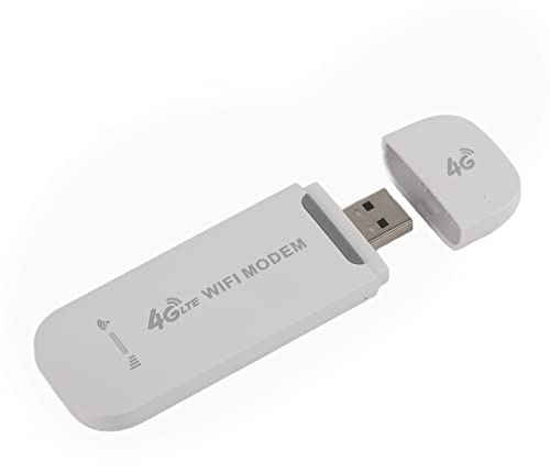 Akozon Bärbar WiFi-router, 150 Mbps LTE 4G USB-modemrouter Mobil WiFi Hotspot-ficka Trådlös Nätverksrouter Bilnätverkskort Hotspot för Hemresor
