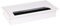 KOTARBAU® Aluminium Kabeldurchführung 160x80 mm für Möbel Weiß Kabeldose Kabeldurchlass Eckig Eloxiert