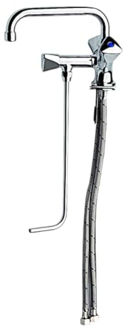 Gastro Spülbeckenhahn Hochdruck Mischbatterie Wasserhahn BieTal® Profi Spültischarmatur mit 30 cm Unterspülung für Gastronomie & Großküche - Schwenkbarer Auslauf