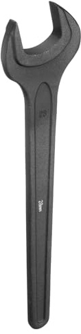 sourcing map Single Open Ended Spanner Wrench, 28mm, Thicken CR-V Steel Open End Wrench Tool for for Automotive Repair and Furniture Assembly, Black