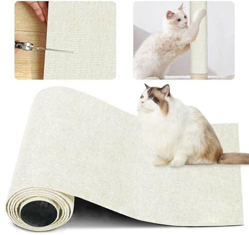 svpfuo 5 Pezzi Antigraffio Gatto Divano, Proteggi Gatti Graffi, Protezione Graffi Gatto, Tiragraffi per Divano per Gatti Prodotti per Tappetino Autoadesivo Tiragraffi Adesivo