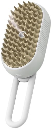 Steamy Cat Brush - Brosse Vaporisateur pour Chevaux, Brosse de Toilettage pour Chat | Brosse pour Animaux avec Manche Multifonctionnel