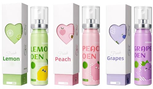 Spray Bucal Mal Aliento,Ambientador Bucal en Spray Boca Fresca,Spray para el Cuidado Bucal,Spray de Aliento Fresco de Frutas,Spray Refrescante para el Aliento,Enmascara El Mal Aliento 20ml*3PC