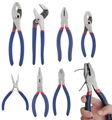 Tångverktygssats Spetsnos glidled gripdon