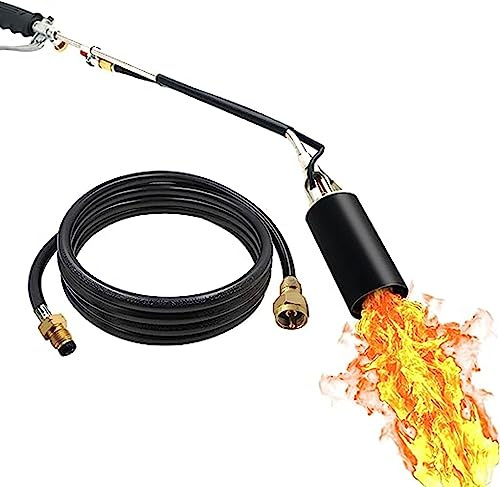 Juego de quemador de malas hierbas, dispositivo eficiente de llama de gas para una fácil eliminación de malas hierbas, ligero y práctico