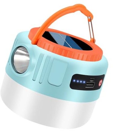 ECVGHD Lámpara de tienda colgante para exteriores con control remoto, luz de emergencia portátil