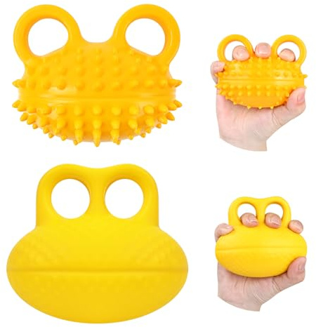 RYACO 2 Stück Stressball Set - Knetball Für Hände Therapie, Weich Ball und Igelball, Handtrainer Ball, Handtrainer Für Handtherapie und Handtraining, Stressabbau Massageball