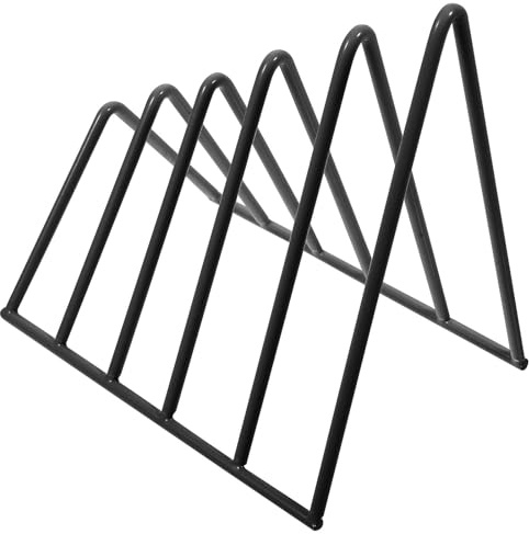 Alipis Support de Bureau en Fer Noir Triangulaire – Présentoir à Dossiers et Porte-Livres pour Organisation de Fichiers Organiseur de Courrier Étagère de Rangement Compacte pour
