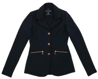 EQUITHEME Veste de Concours Athens- Femme - Couleurs - Marine, Taille Française - 36