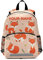 Mnrsuu Benutzerdefinierter Namens-Rucksack, personalisierter Kinder-Rucksack für Jungen und Mädchen, Tier, Fuchs, Wald, Orange, Rucksack für Kindergarten