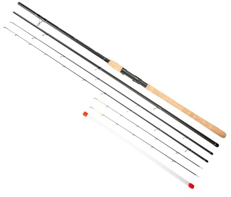Fishzone Classic Float and Feeder fishing rod 11ft (3 to 7lb lines) Dual Purpose Fishing Rod. Float top and feeder top 3 push in quiver tips