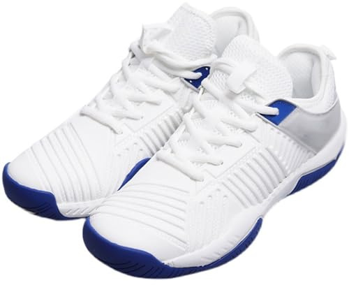 RJPzidK Scarpe da Scherma Scarpe da Ginnastica da Scherma Professionali Antiscivolo per Uomo e Donna Traspiranti per Allenamenti di Scherma(White,#42)