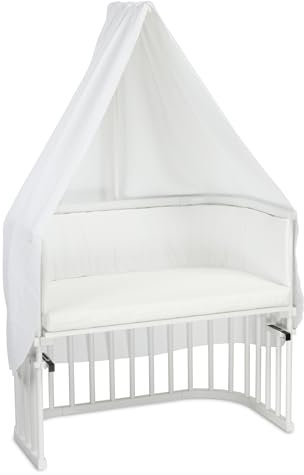 babybay himmel våffelpiké för mobilhållare lämplig för alla modeller upp till 96 cm längd, vit