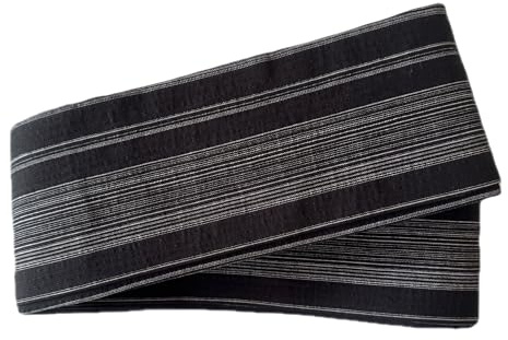 G-LIKE Ceinture kimono japonaise Obi - Ceinture traditionnelle Harajuku Haori Yukata - Accessoire de robe tridimensionnelle - Ceinture auto-nouée pour homme - Coton