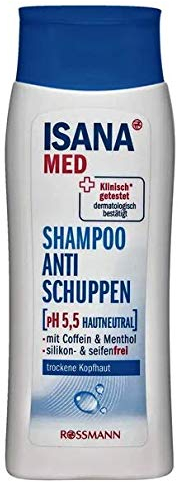ISANA MED Shampoo Anti Schuppen - pH 5,5 hautneutral - silikon- & seifenfrei - 200 ml
