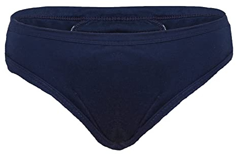 P&S Healthcare Upsey Daisy - Slip imbottito per ragazzi, assorbente, 215 ml, colore: blu navy, biancheria intima lavabile per incontinenza - taglia XL - 9-10 anni - (61-71 cm)