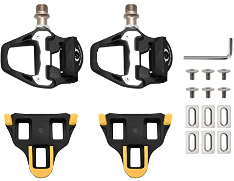 Giilayky Radfahren Rennrad Fahrrad Selbstsichernde Pedale für SPD Sl Rennrad Klickpedale Kit