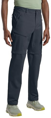Jack Wolfskin Herren Pico Trail Zip Off Pants M Wanderhose, Midnight Sky, 46 EU