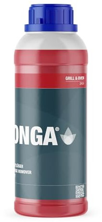 Konga Stove Nettoyant haute performance pour fours et cuisinières, nettoyant industriel, pour les travaux de nettoyage les plus difficiles des appareils de cuisine, élimine la saleté, les croûtes et