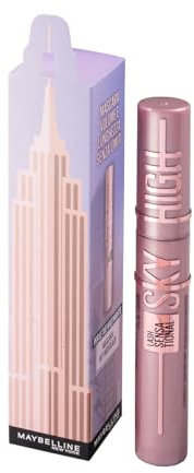 Maybelline New York Confezione Idea Regalo di Natale, Con Mascara Sky High, Volumizzante e Allungante, Definisce, Curva e Moltiplica, Make Up in the City, Nero, 7,2 ml