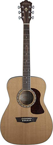 Washburn 6 String Acoustic Guitar, Natural Gloss (HF11S-O)