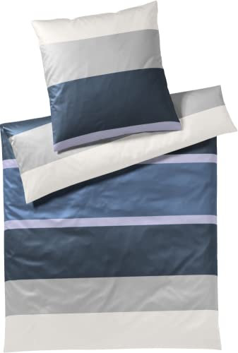 JOOP! Set di biancheria da letto in raso makò 4095 Mood, 200 x 200 cm + 2 x 80 x 80 cm, colore: Aqua