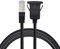 Wasserdicht Staubdicht Verriegelung CAT6 RJ45 Stecker zu Buchse LAN Ethernet Netzwerk Verlängerungskabel Auto Panel Mount Design