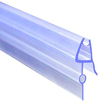 Modello A Guarnizione Sottoporta per box doccia lunga 90 cm per vetro da 8 mm Coda Morbida larga 23 mm Tagliabile