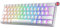 GK61 Mechanical Gaming Keyboard - 62 keys Multi Color RGB Illuminated LED Backlit Wired Programmable for PC/Mac Gamer - ISO UK Layout (Gateron Optical Black, White)