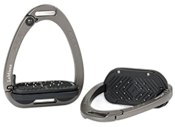 LeMieux Vector Control Stirrup - Carbon - Aviation Grade Aluminium - Lightweight - Ergonomic Footplate