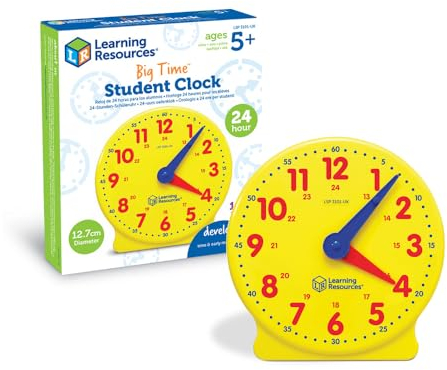 Learning Resources Big Time 24-Stunden-Schüleruhr
