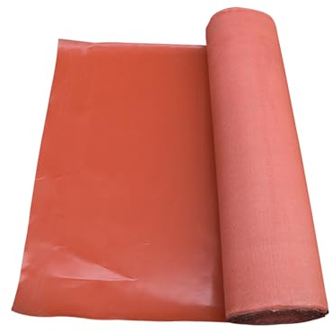Feuerfeste Unterlage 1mx1m, Hitzeschutzmatte, Matte für sicheren Brandschutz, Silikonglasfasertuch, wasserdicht(Thickness:1.5mm)