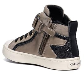 Geox Fille J Kalispera Girl M Shopping-Feed;niña;Zapatillas-altas-niña, Beige, 33 EU