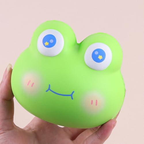Anboor Squishies Jouet à presser pour enfants en forme de grenouille