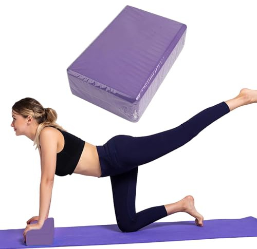 Bloques De Yoga - Bloque Yoga Antideslizante | Bloque De Pilate De EVA De Alta Densidad | Bloques De Espuma EVA De Alta Densidad Antideslizantes Para Gimnasio En Casa Apto Para Viajes Práctica Pilates