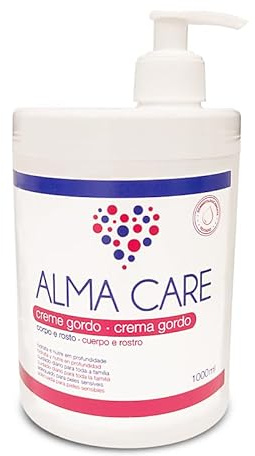 Creme Gordo Alma Care 1Kg, fórmula com Óxido de Zinco