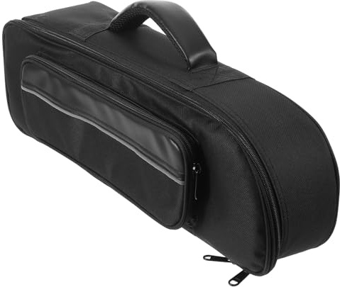 DECORNIJIA Leichte Trompetentasche aus Oxford Gewebe mit Verstellbarem Schultergurt Gepolstert Kompakter Instrumentenkoffer für Musiker und Zubehör