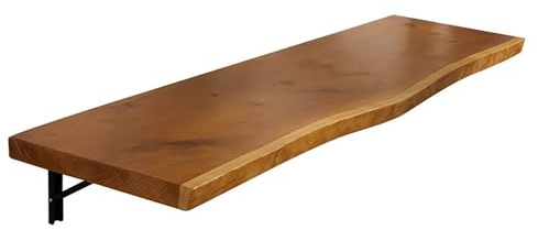 KAXLDHH Tavolo Pieghevole A Parete, Scrivania Pieghevole In Legno Mensola Da Muro, Banco Da Lavoro Con Staffe, Mensola Da Muro Per Garage, Casa, Ufficio, Cucina, Sala Da Pranzo(100x45cm/39.4x17.7in)