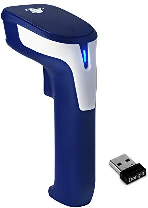 ScanAvenger 1D and 2D Portable Wireless Bluetooth Barcode Scanner: 3-in-1 - Cordless, Rechargeable Scan Gun for Inventory Management - Wireless, Handheld, USB Bar Code/QR Code Reader - Hand Scanner