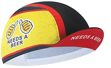 BikingBros Cappellino estivo leggero per ciclismo con protezione UV - Cappelli da ciclismo da indossare sotto il casco, Taglia unica