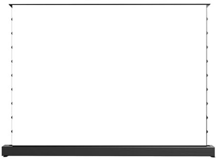 2023 Wupro New Electric Retractable Projector Screen Soft Matte White Fixed Frame Anti-Light Projection Device 4K HD Smart TV Screens 84 inch