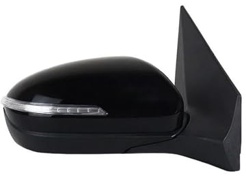 ZSGHJA Specchietti Esterni Completi per Hyundai per I20 16 17 Gruppo Specchietto Retrovisore Pieghevole Indicatore Direzione Riscaldamento Regolazione Specchietto Retrovisore(Nero,5 Wire R)