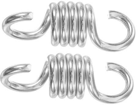 BESTonZON 2pièces Ressorts De Balançoire Robustes pour Hamac Ensemble De Crochets à Ressort Accessoires De Suspension pour Fauteuil Suspendu