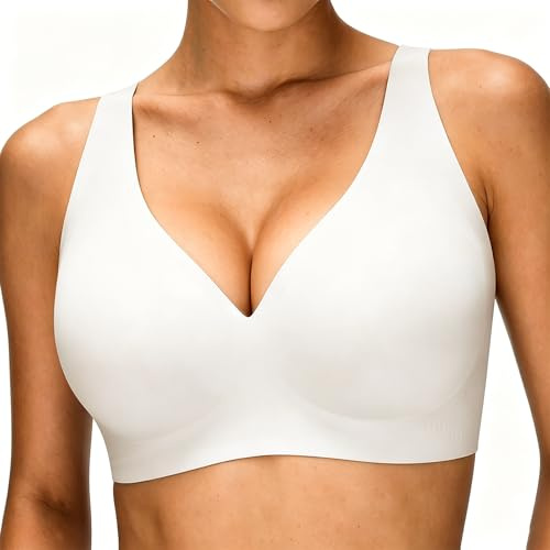 GDDDYWWJ Soutien Gorge Jelly Femme, Soutien Gorge Push Up sans Armature Léopard Confort pour Poitrine Généreuse Quotidien Sommeil