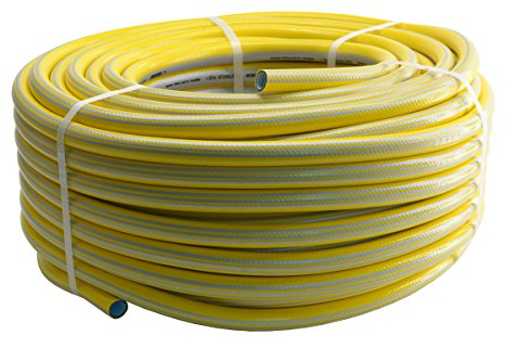 Garten-Wasserschlauch Quattroflex-Plus - Verschiedene Größen Gartenschlauch Gelb-Grau (Länge: 25 mtr. / Größe Innen: 12,7 mm (1/2))