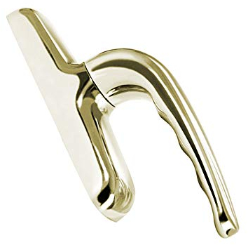 Cremonese maniglia MASTER apertura interna art. 6003 per porte e finestre in alluminio - NON IDONEA per apertura esterna, persiane, anta ribalta, sostituzione maniglie con viti frontali (KGOLD)