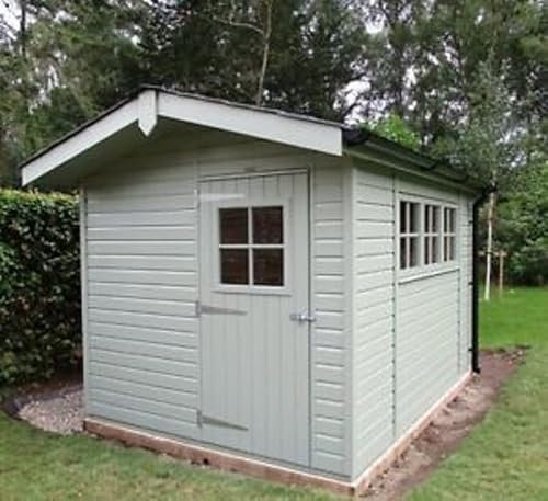 Plastic Guttering Kit For Sheds Gutter 10 ft / 3m Gutter 110mm Half Round